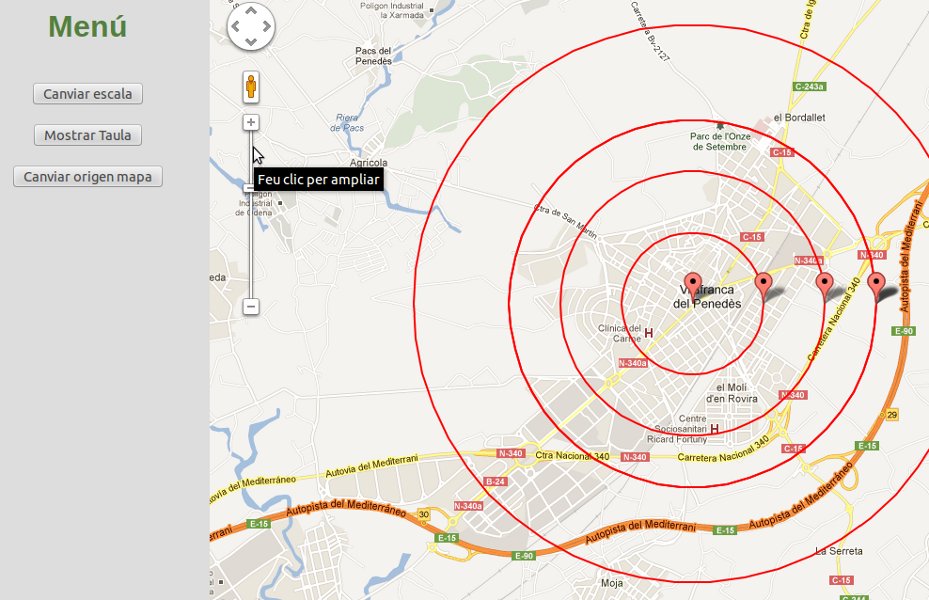 Captura de la aplicación